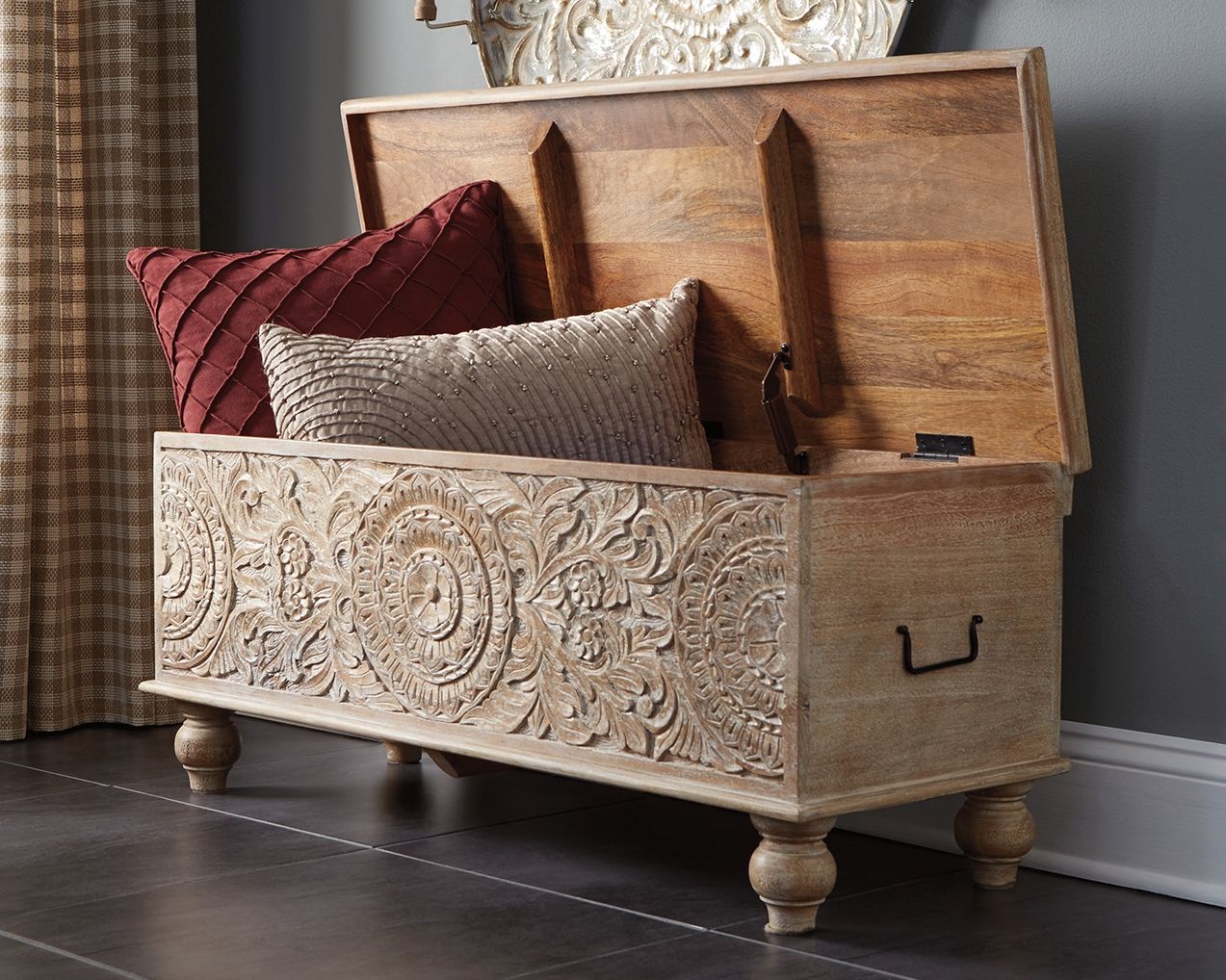 Fossil - Beige - Storage Bench - Tony's Home Furnishings