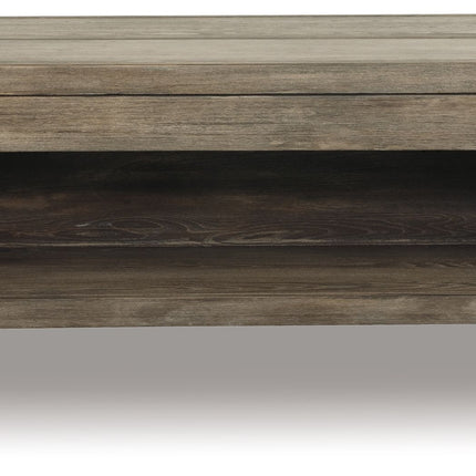 Chazney - Rustic Brown - Lift Top Cocktail Table Ashley Furniture 