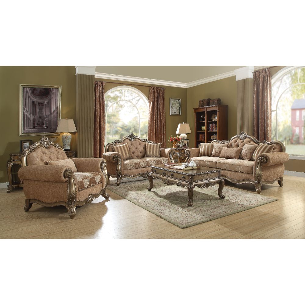 Ragenardus - Loveseat (w/2 Pillows) ACME 
