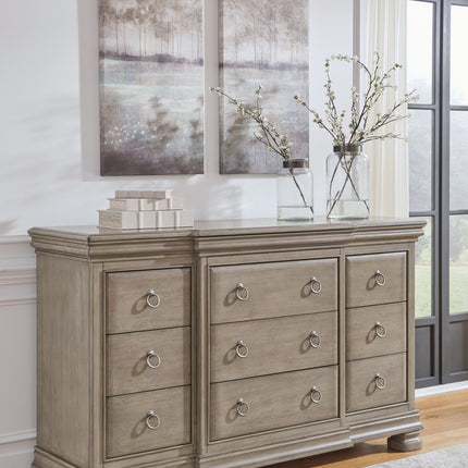 Lexorne - Gray - Dresser Signature Design by Ashley® 