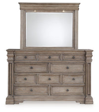 Thumbnail for Blairhurst - Light Grayish Brown - Dresser And Mirror - Tony's Home Furnishings