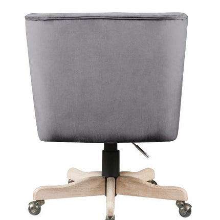 Cliasca - Office Chair - Gray Velvet ACME 