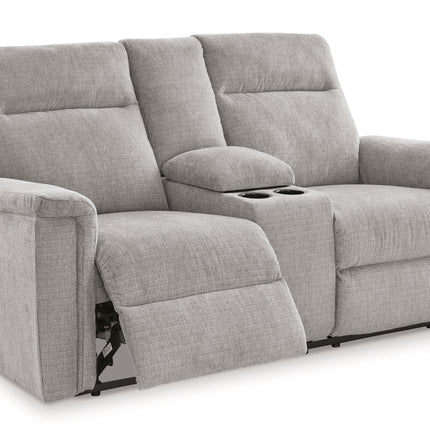 Barnsana - Dbl Power Reclining Loveseat With Console Signature Design by Ashley® 