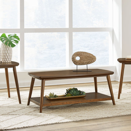 Lyncott - Brown - Occasional Table Set (Set of 3) Signature Design by Ashley® 