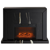 Drisana - Fireplace - Black Mirrored Finish ACME 
