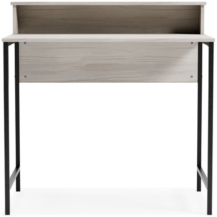 Bayflynn - White / Black - Home Office Desk With Hutch Signature Design by Ashley® 