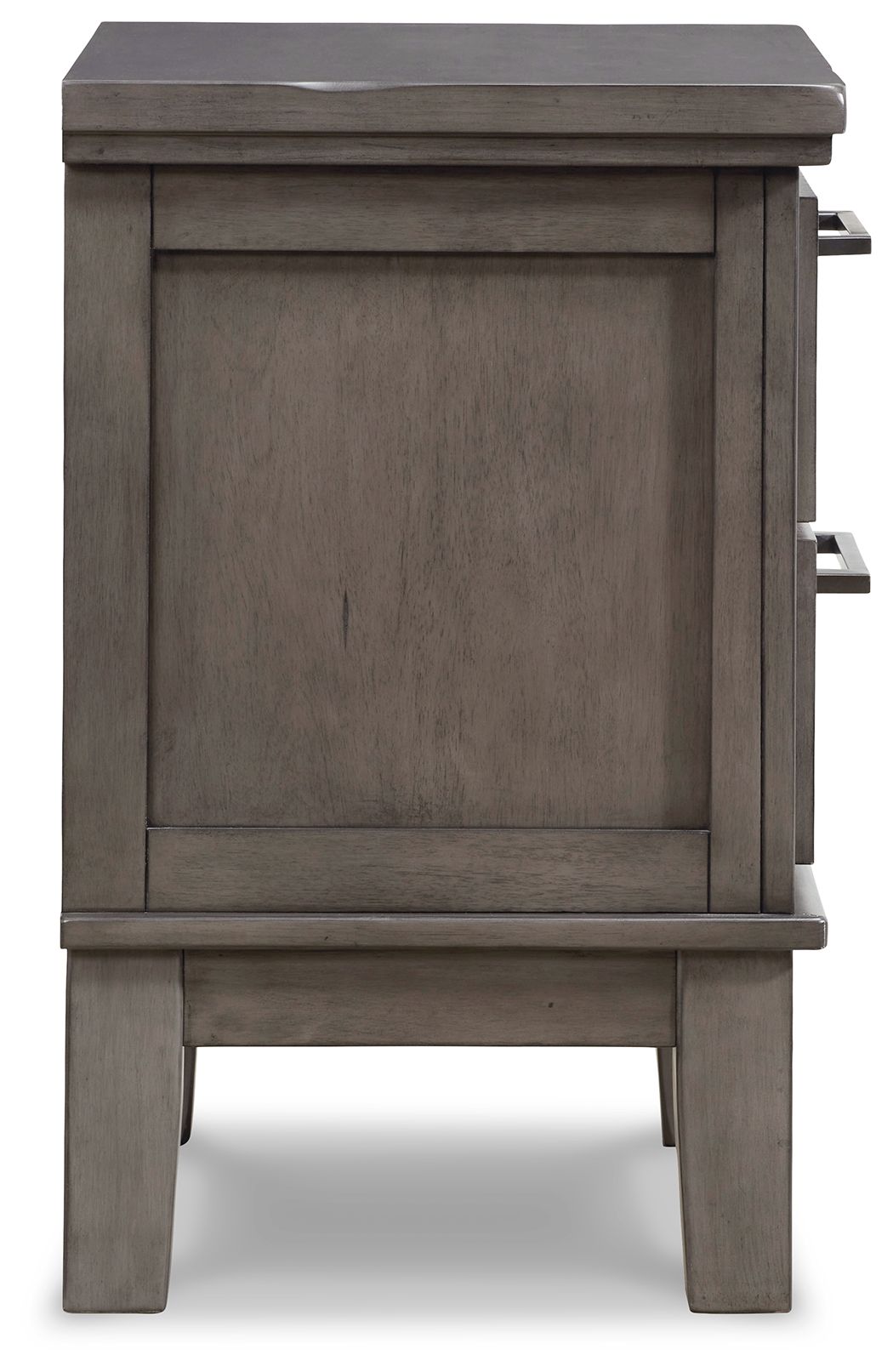 Hallanden - Gray - Two Drawer Night Stand - Tony's Home Furnishings