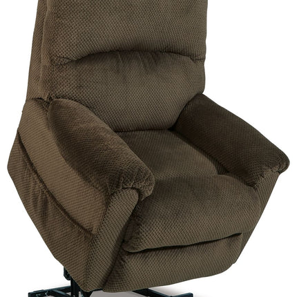 Shadowboxer - Chocolate - Power Lift Recliner Signature Design by Ashley® 