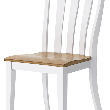 Ashbryn - White / Natural - Dining Room Side Chair (Set of 2) Signature Design by Ashley® 