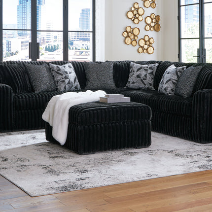 Midnight-Madness - Sectional Set Signature Design by Ashley® 