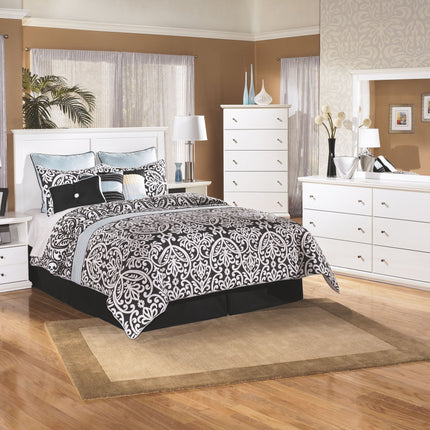 Bostwick - White - Five Drawer Chest Ashley Furniture 