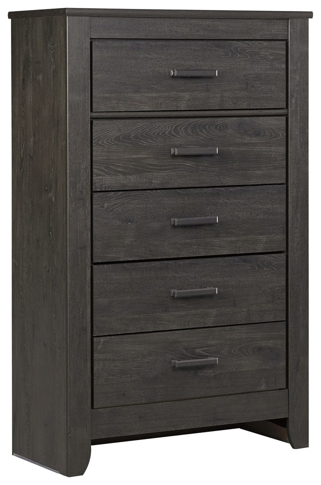 Brinxton - Charcoal - Five Drawer Chest Ashley Furniture 