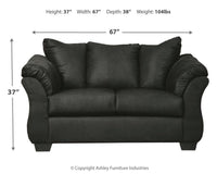 Darcy - Stationary Loveseat Ashley Furniture 