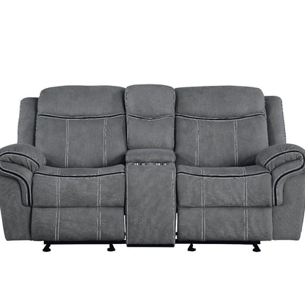 Zubaida - Loveseat w/USB Dock & Console (Glider & Motion) ACME 