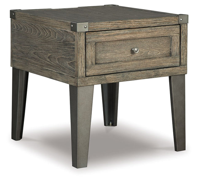 Chazney - Rustic Brown - Rectangular End Table Ashley Furniture 