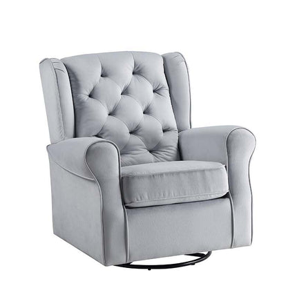 Zeger - Swivel Chair - Gray Fabric ACME 