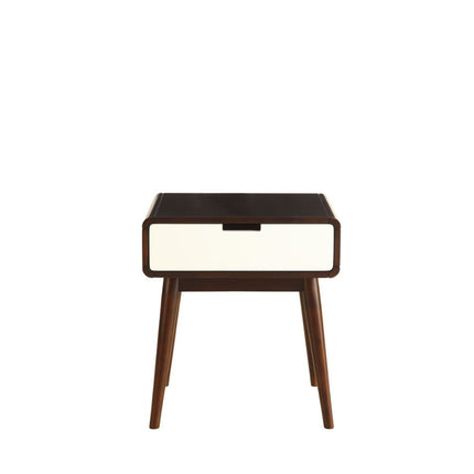 Christa - End Table - Espresso & White ACME 