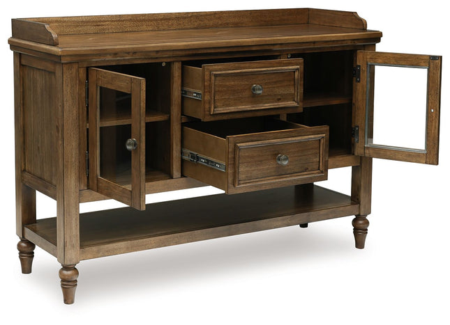 Sturlayne - Brown - Dining Room Server Benchcraft® 