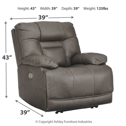 Wurstrow - Power Recliner Ashley Furniture 