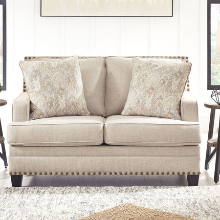 Claredon - Linen - Loveseat Ashley Furniture 