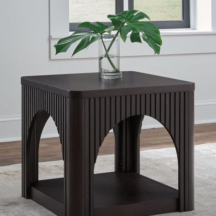 Yellink - Black - Square End Table Signature Design by Ashley® 