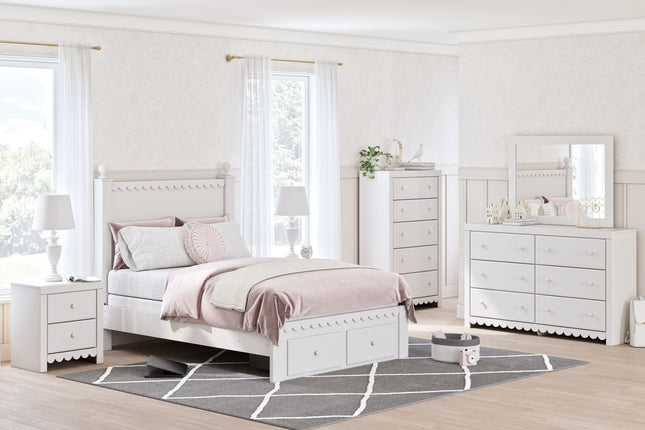 Mollviney - Storage Panel Bedroom Set Signature Design by Ashley® 