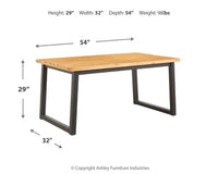 Thumbnail for Town - Brown / Black - Dining Table Set (Set of 3) - Tony's Home Furnishings