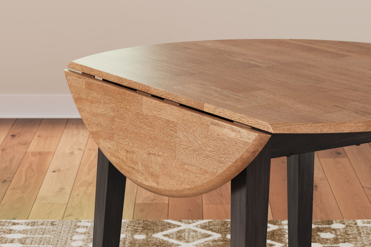 Gesthaven - Round Dining Room Drop Leaf Table - Tony's Home Furnishings