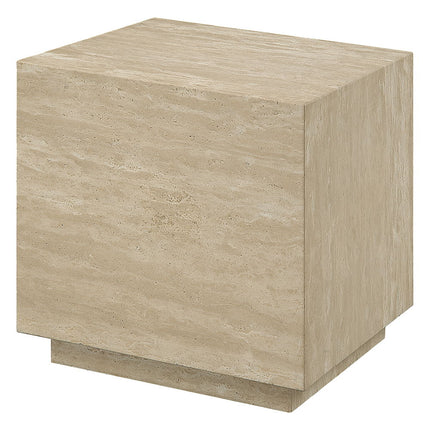 Deon - End Table - Beige Travertine ACME 