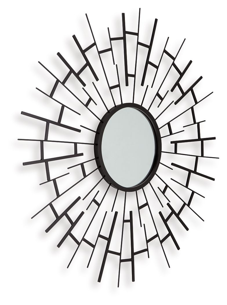 Garrenworth - Black - Accent Mirror