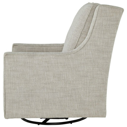 Kambria - Fog - Swivel Glider Accent Chair Signature Design by Ashley® 