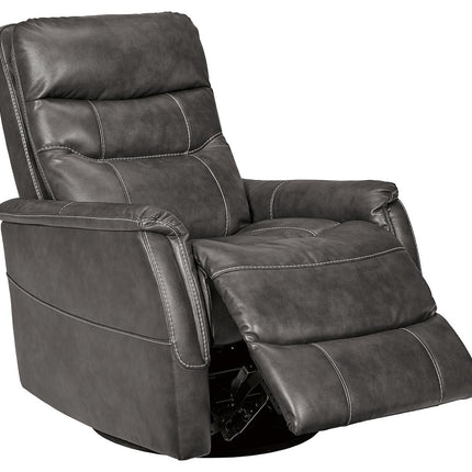 Riptyme - Quarry - Swivel Glider Recliner Ashley Furniture 