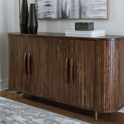 Amickly - Dark Brown - Accent Cabinet Signature Design by Ashley® 