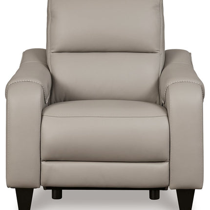 Mercomatic - Power Recliner With Adj Headrest Signature Design by Ashley® 