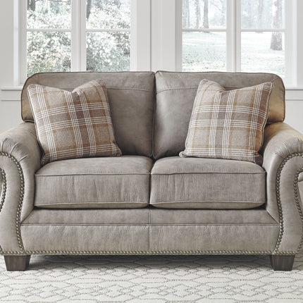 Olsberg - Steel - Loveseat Ashley Furniture 