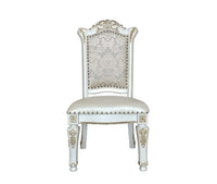 Vendom - Side Chair (Set of 2) - PU & Antique Pearl Finish ACME 