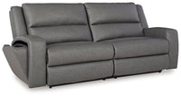 Thumbnail for Brixworth - Slate - 2 Seat Reclining Sofa - Tony's Home Furnishings