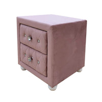 Reggie - Nightstand - Pink Fabric ACME 