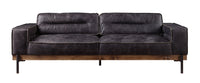 Silchester - Sofa - Antique Ebony Top Grain Leather ACME 