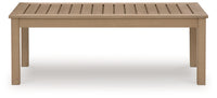 Thumbnail for Hallow Creek - Driftwood - Rectangular Cocktail Table - Tony's Home Furnishings