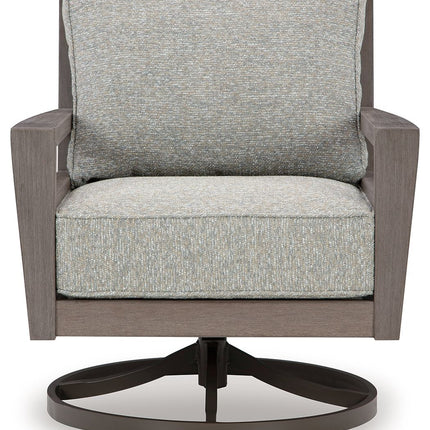 Hillside Barn - Gray / Brown - Swivel Lounge W/ Cushion Signature Design by Ashley® 