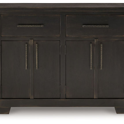 Galliden - Black - Dining Room Buffet Signature Design by Ashley® 