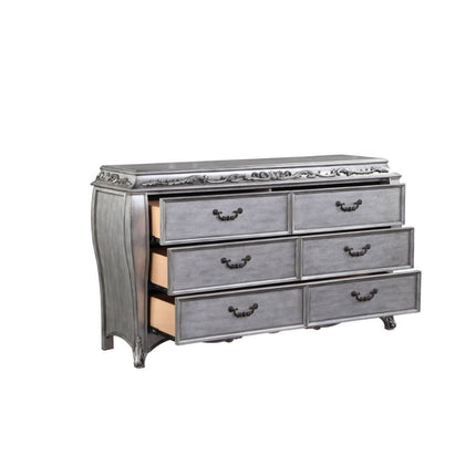 Leonora - Dresser - Vintage Platinum ACME 