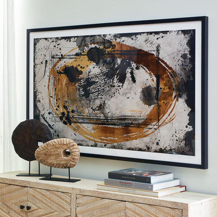 Clefting - Black / Caramel / Tan - Wall Art Signature Design by Ashley® 