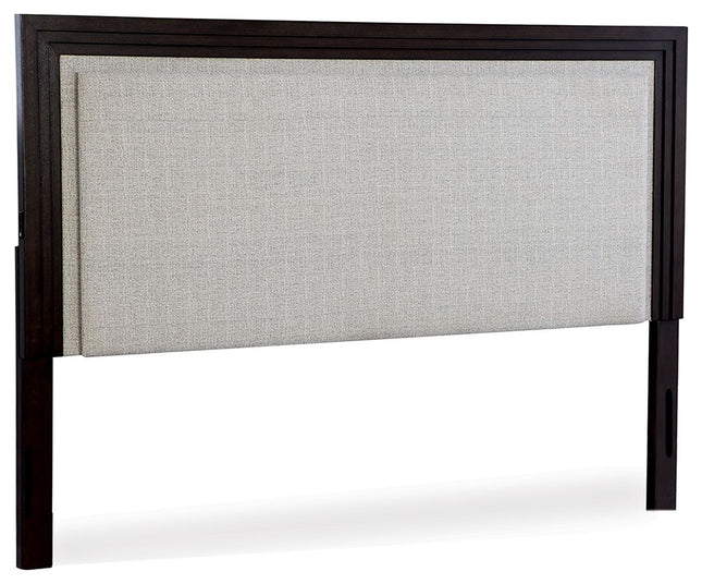 Neymorton - Light Gray / Brown - King/California King Upholstered Panel Headboard Signature Design by Ashley® 