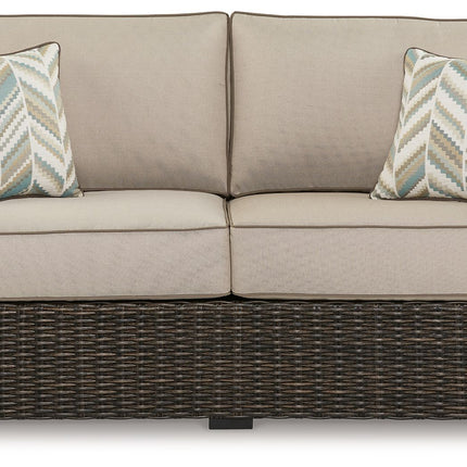 Coastline Bay - Brown - Loveseat W/Cushion Signature Design by Ashley® 