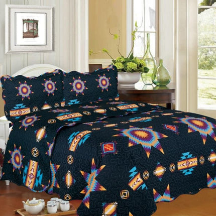 Southwest Aztec Starburst Quilt Set