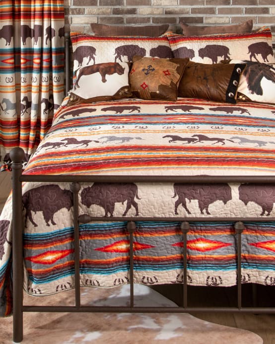 Western Stripe Quilt Set