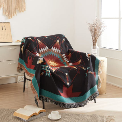 Woven Native Star Throw