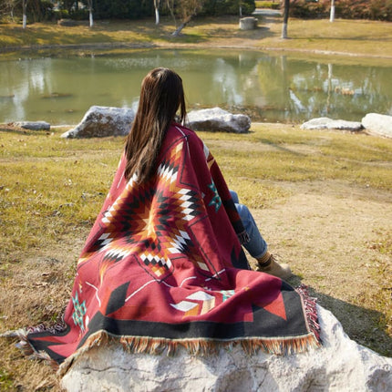 Woven Native Star Throw